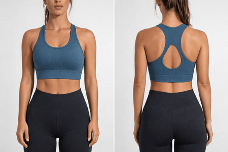 TOP DEPORTIVO ESCOTE ESPALDA GRIS 