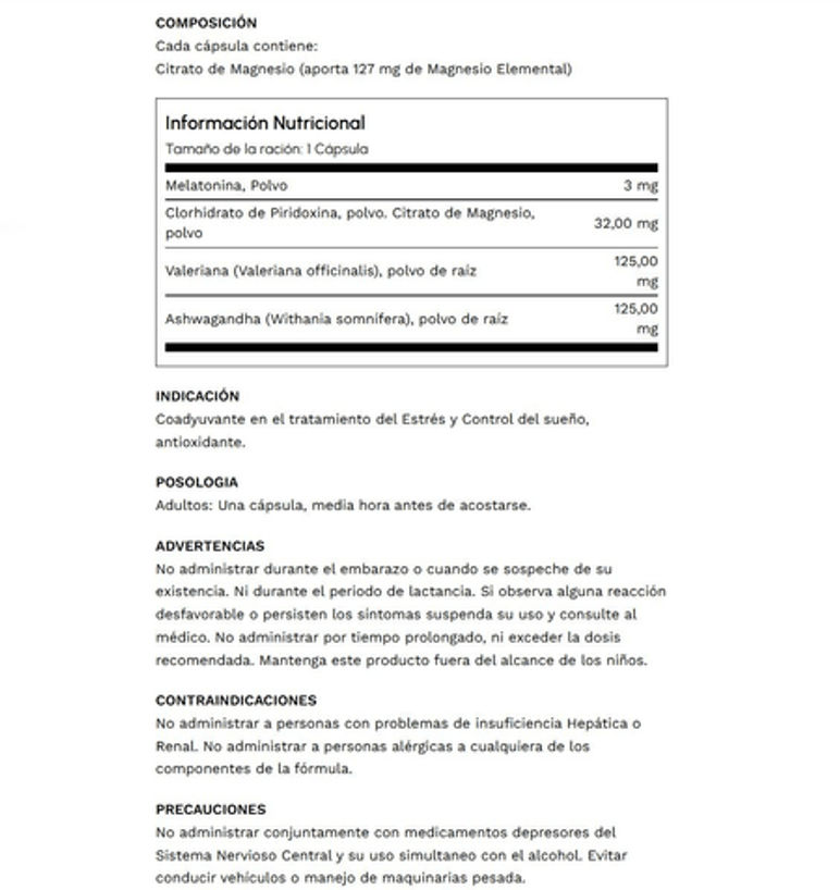 Melatonina Plus con Valeriana 30 cápsulas Natural Premium