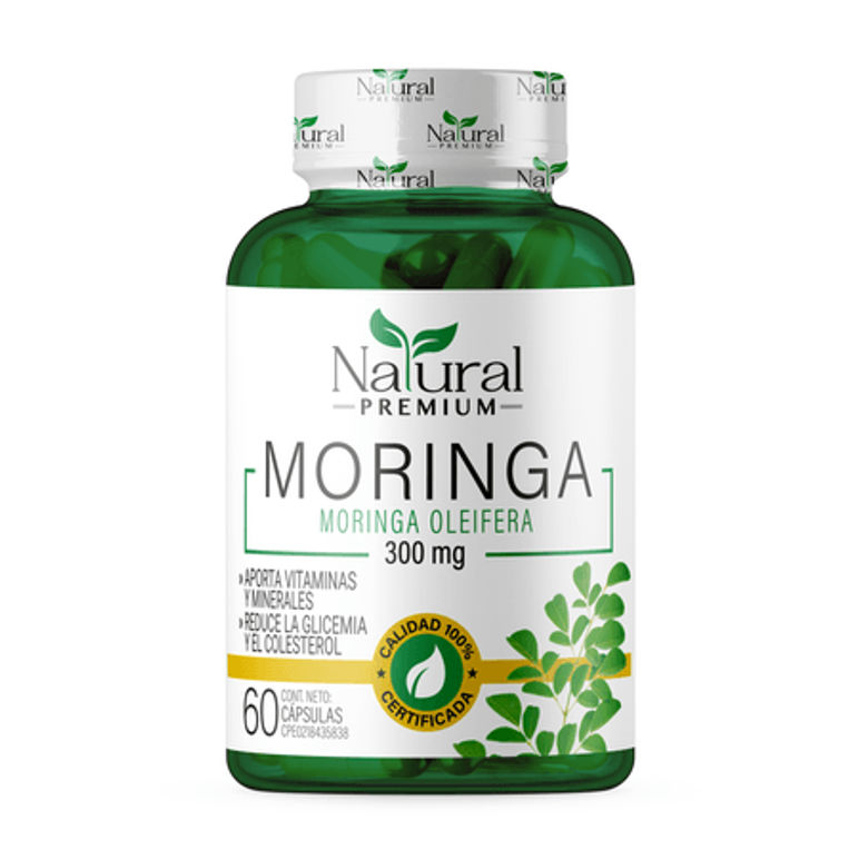Moringa 300 mg 60 cápsulas Natural Premium