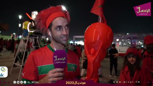 الجمهور المغربي بعد مباراة #المغرب واسبانيا