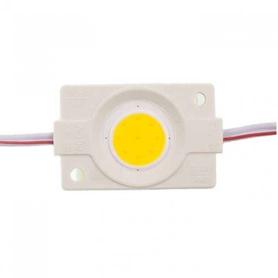Modul LED COB ALB 9 LED-uri 2.4W/200lm/IP65/12V