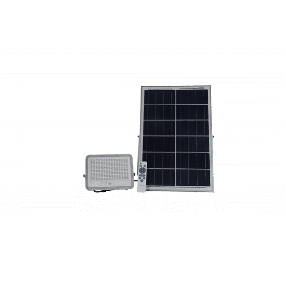 Proiector LED cu Panou Solar si telecomanda 120W/6500k