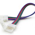 Clema+cablu+clema conector banda LED RGB