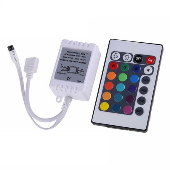 Controler banda LED RGB, 12V, 72W, telecomanda IR 24 taste