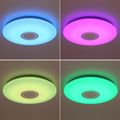 Plafoniera LED SMART 30W cu Boxa Bluetooth, RGB + CCT, Control Telecomanda