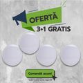 Plafoniera baie/exterior IP65 alba, Fi300, 24W=200W, 6500K, lumina rece, 3+1GRATIS