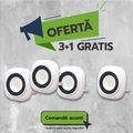 Proiectoare LED Rotunde Iris, 20W=100W, 6400K, lumina rece, alb, 3+1GRATIS