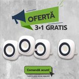 Proiectoare LED Rotunde Iris, 20W=100W, 6400K, lumina rece, alb, 3+1GRATIS 