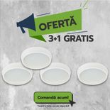 Plafoniera baie Led 20W=170W,Volans rotunda Ø225, 3000K, lumina calda, 3+1GRATIS 