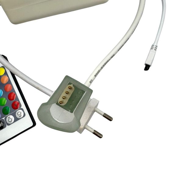 DL66600K CONTROLLER NEON FLEX RGB 14X23MM 720W 220V TELECOMANDA IR 12MM PIN