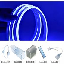 Neon Flex Albastru 10W/M SMD2835 8x16mm/220V