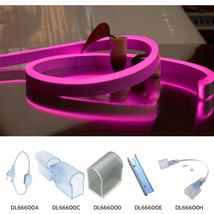 Neon Flex Roz 10W/M SMD2835 8x16mm/220V