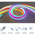 Neon flex RGB 12W/M 80LED/M 8X16mm 3535 230V IP65 12mm