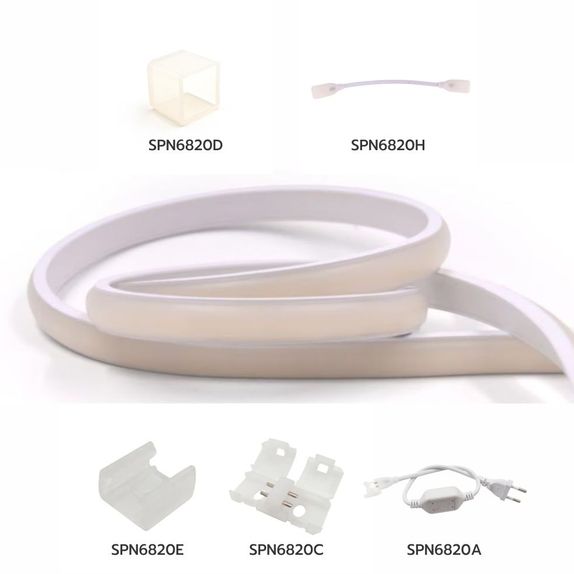 Banda led COB 10W/m 220V 6000K
