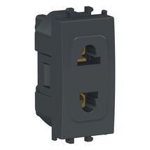 Priza 2P Schneider Easy Styl, 1M, negru