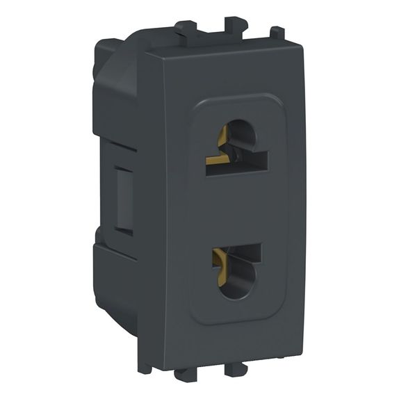 Priza 2P Schneider Easy Styl, 1M, negru