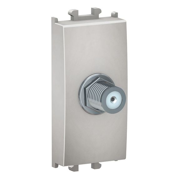 Priza SAT tip F Schneider Easy Styl, 1M, argintiu