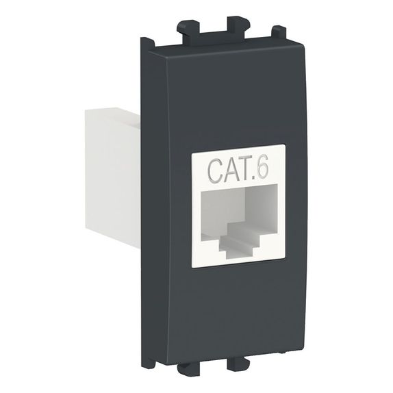 Priza date RJ45 CAT6E UTP Schneider Easy Styl, 1M, negru