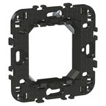 Suport fixare Schneider Easy Styl, 2 module, negru