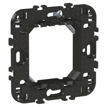 Suport fixare Schneider Easy Styl, 2 module, negru