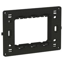 Suport fixare Schneider Easy Styl, 3 module, negru