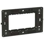 Suport fixare Schneider Easy Styl, 4 module, negru