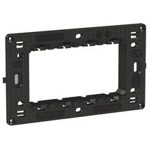 Suport fixare Schneider Easy Styl, 4 module, negru