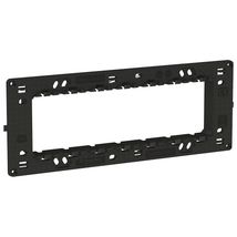 Suport fixare Schneider Easy Styl, 7 module, negru