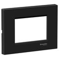 Rama plata Schneider Easy Styl, 3M, negru metalic
