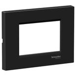 Rama plata Schneider Easy Styl, 3M, negru metalic
