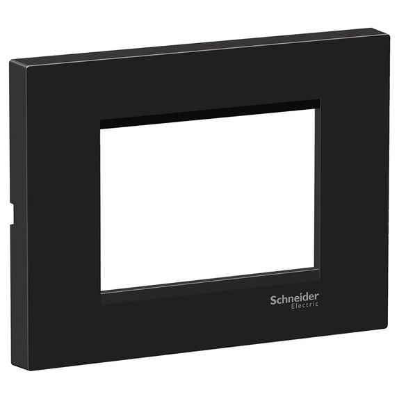 Rama plata Schneider Easy Styl, 3M, negru metalic