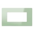 Rama ornament 4 module, Matcha lucios, Gewiss System Pura GWC25104TMT