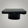 Intrerupator touch cap scara, cu panou de sticla, negru