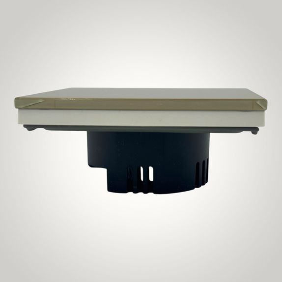 Intrerupator touch cap scara, cu panou de sticla, auriu