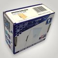 Intrerupator touch dublu, cu panou de sticla, auriu