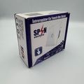 Intrerupator touch simplu WI-FI, cu panou de sticla, alb
