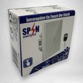 Intrerupator touch simplu + telecomanda RF, cu panou de sticla, alb