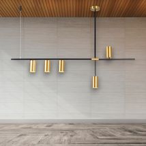 Lustră Modernă Cu LED Și Spot Elysia, 3000-4000-6000k, 385lm, 115 x 83 cm 