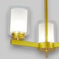 Lustra Tavan Cu 3 Brate E27 Titan Gold, 42 x 58 cm, 3x10W E27