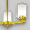 Lustra Tavan Cu 3 Brate E27 Titan Gold, 42 x 58 cm, 3x10W E27