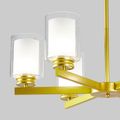 Lustra Tavan Cu 6 Brate E27 Titan Gold, 69 x 59 cm, 6x10W E27