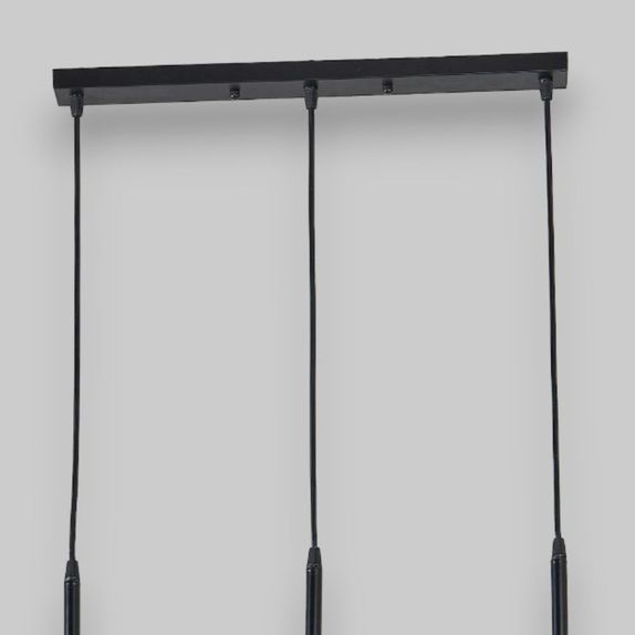 Lustra Suspendata Cu 3 Pendule Trio II, 50 × 158 cm , 3*10W E27