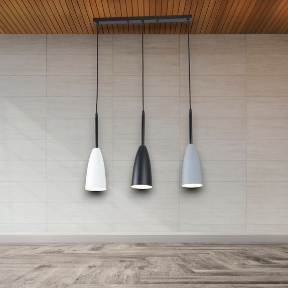 Lustra Suspendata Cu 3 Pendule Trio II, 50 × 158 cm , 3*10W E27
