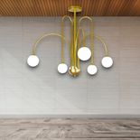 Candelabru Cu 6 Pendule G9 Cleopatra, 75 × 60 cm, 6x5W G9 