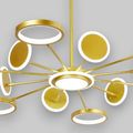 Lustra LED Suspendata 128W Venus, 3000-4000-6000k, 6000lm,115 x 60 cm