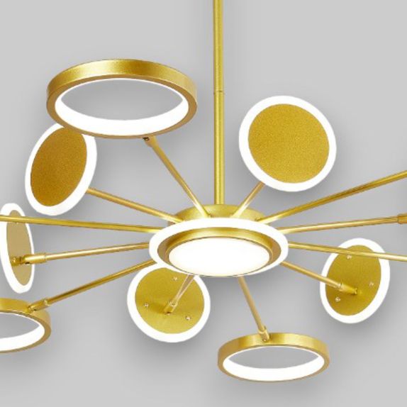 Lustra LED Suspendata 128W Venus, 3000-4000-6000k, 6000lm,115 x 60 cm