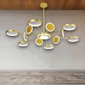 Lustra LED Suspendata 128W Venus, 3000-4000-6000k, 6000lm,115 x 60 cm