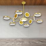 Lustra LED Suspendata 128W Venus, 3000-4000-6000k, 6000lm,115 x 60 cm 