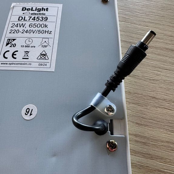 Panou Led 24W,295x595 cu Rama alba, lumina rece