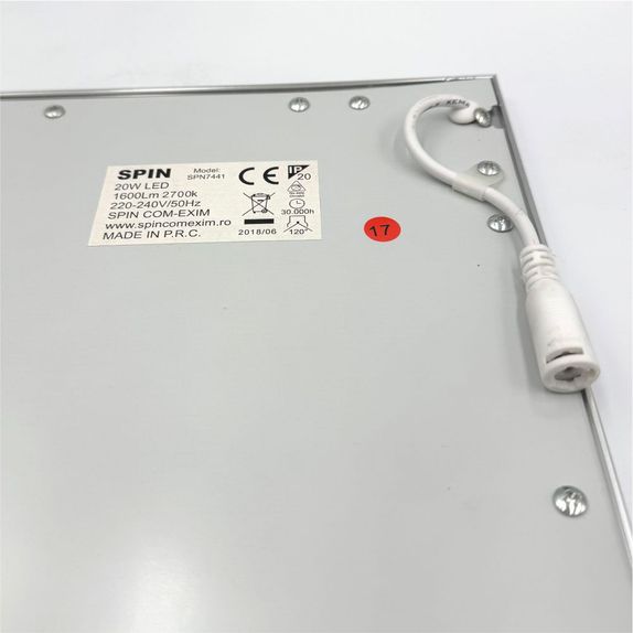 Panou Led 20W,295X295X10mm, lumina calda